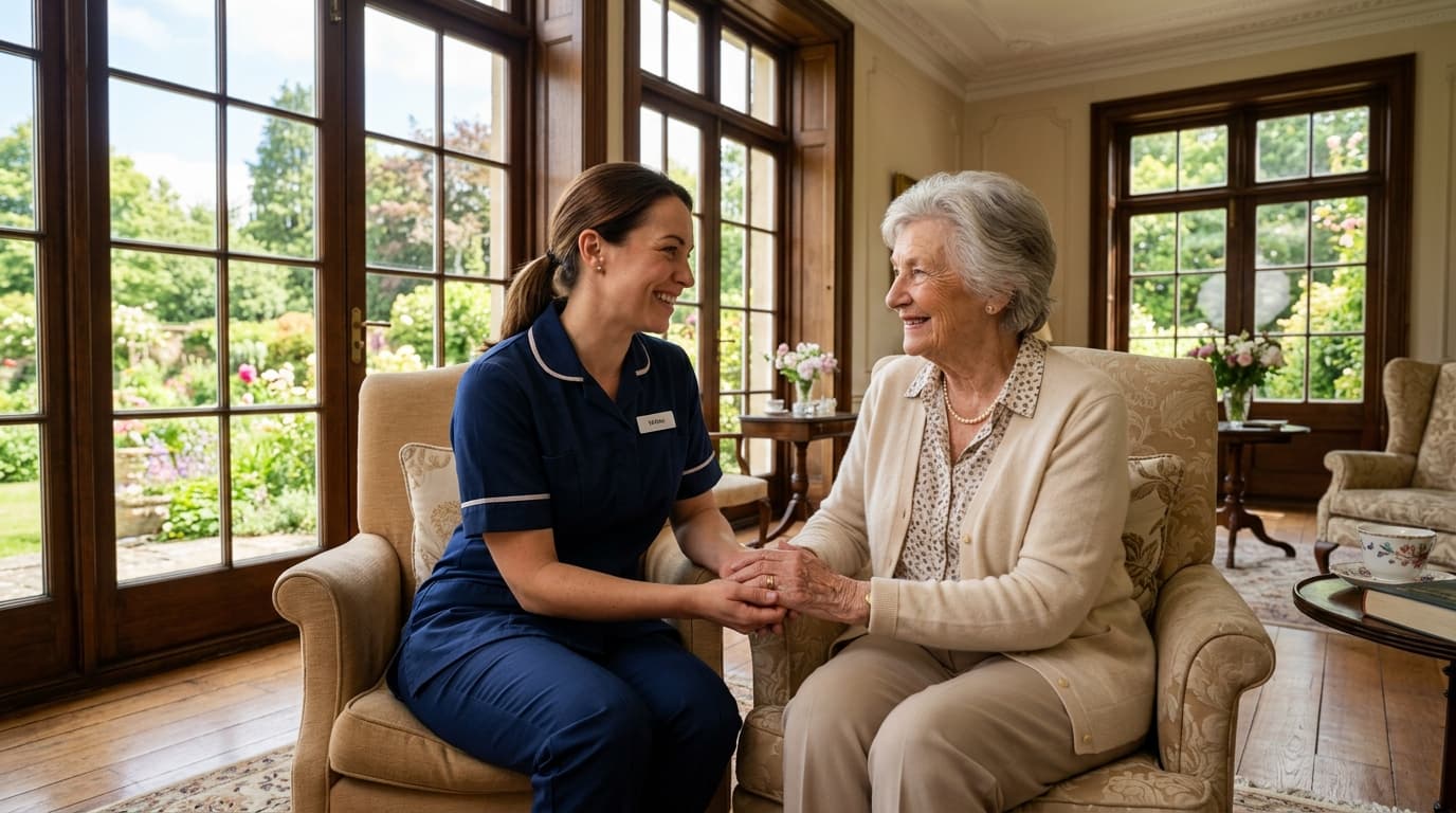 Gentle and compassionate care providing comfort and dignity during end-of-life care