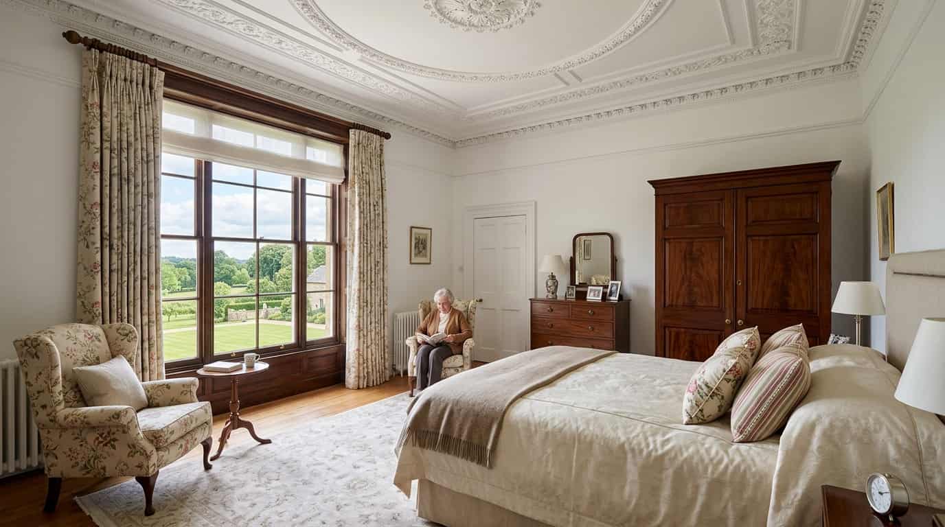 Spacious private en-suite resident bedroom